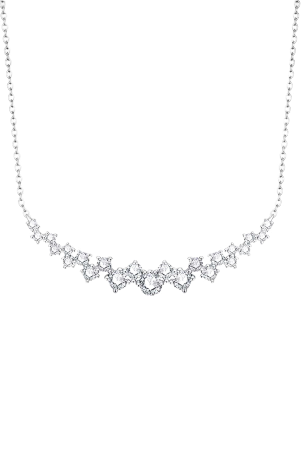 1.64 Carat Moissanite Sterling Silver Necklace