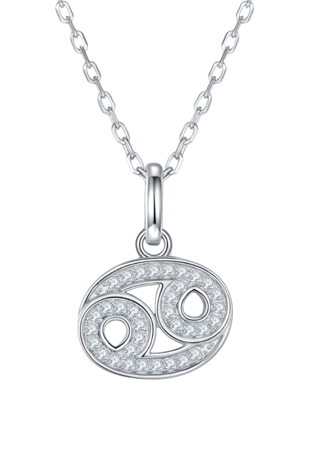Cancer Moissanite Constellation Pendant Necklace
