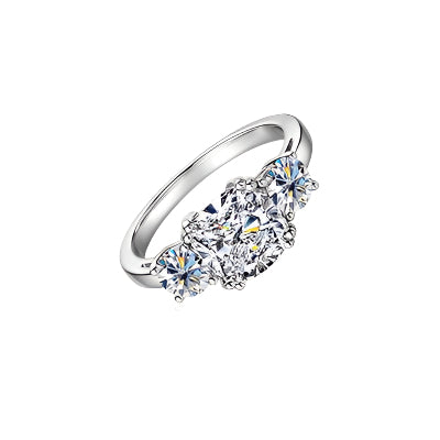 3.5 Carat Moissanite 925 Sterling Silver Ring