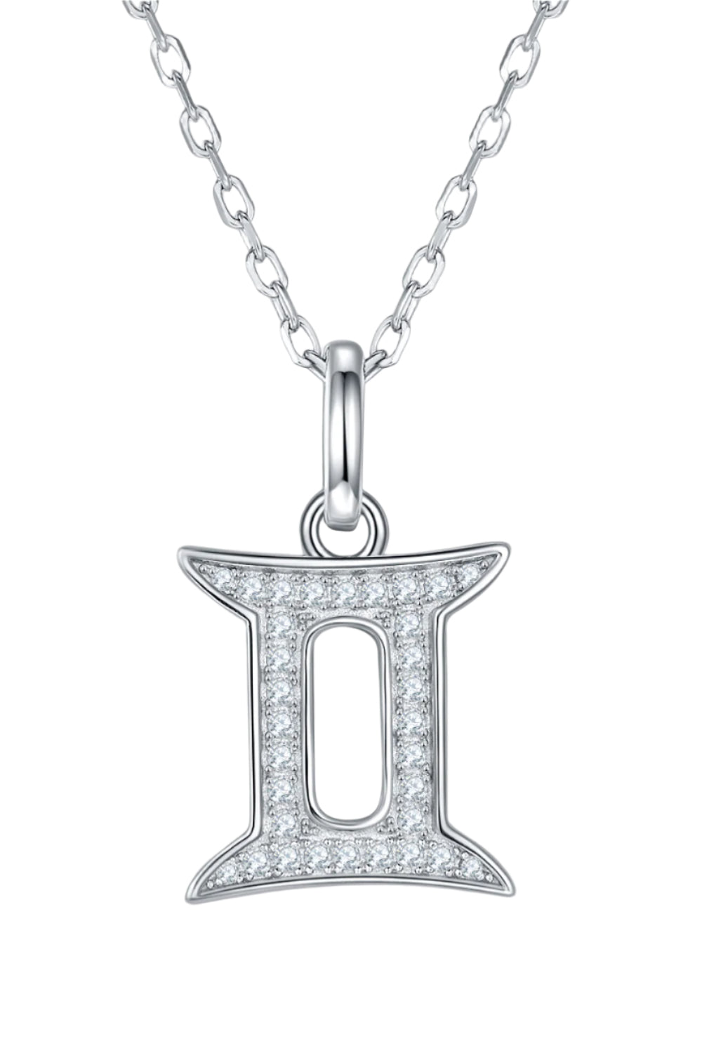 Gemini Moissanite Constellation Pendant Necklace