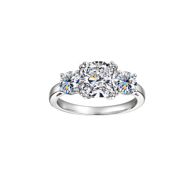 3.5 Carat Moissanite 925 Sterling Silver Ring
