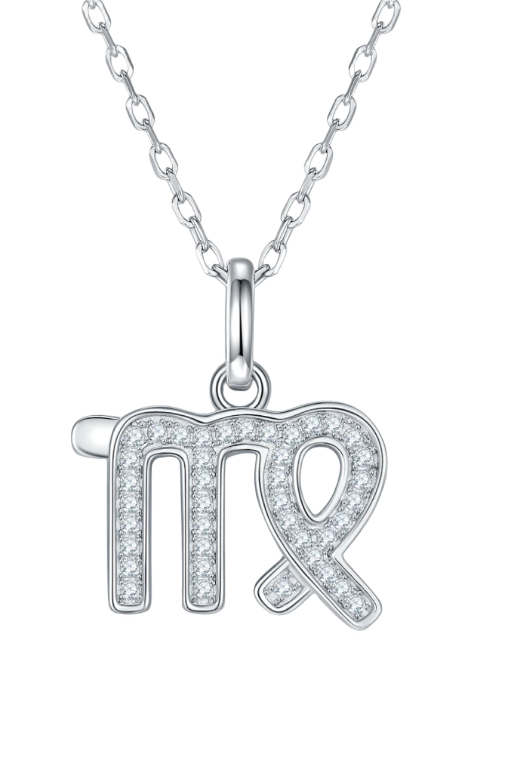 Virgo Moissanite Constellation Pendant Necklace