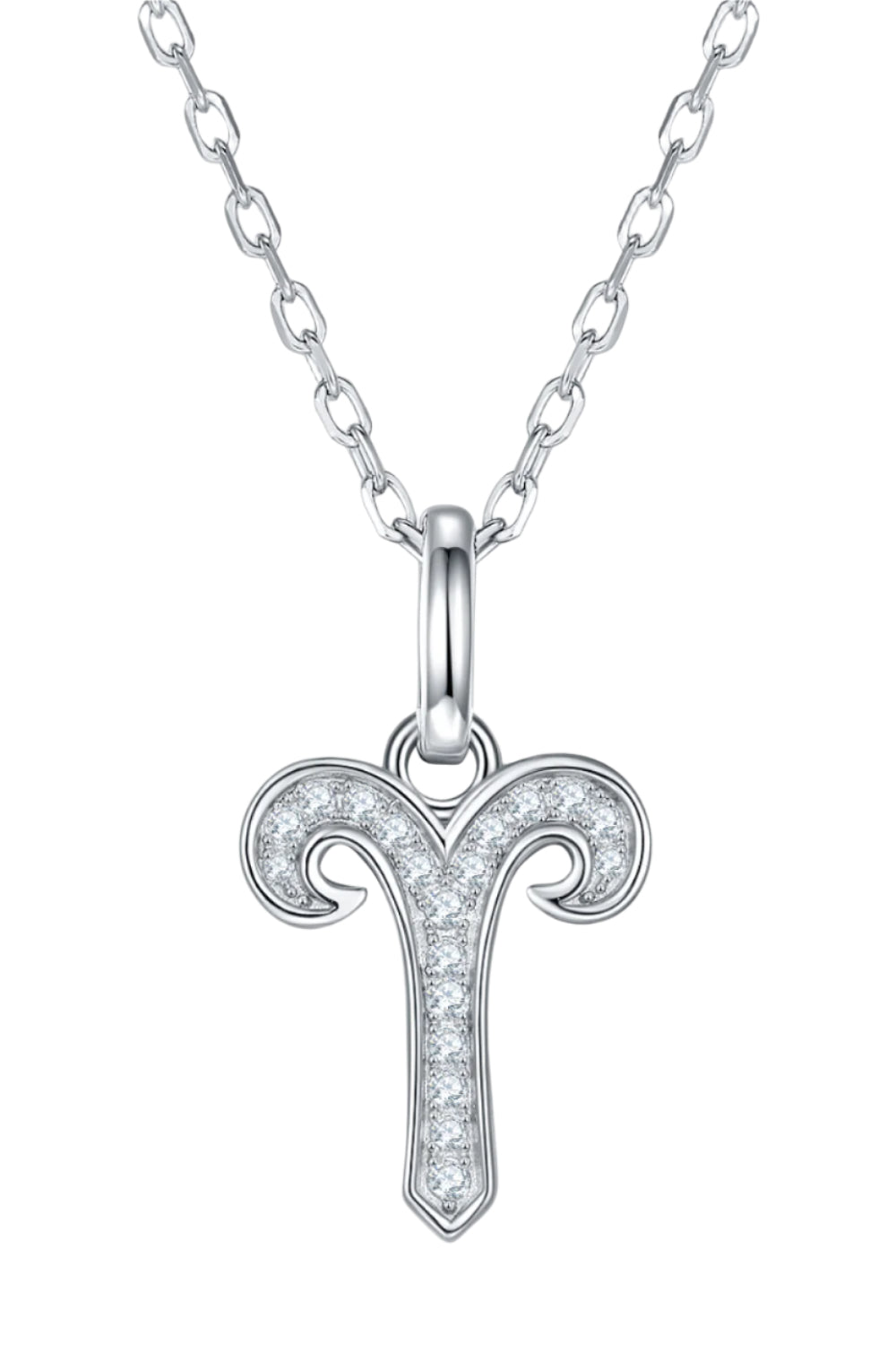 Aries Moissanite Constellation Pendant Necklace