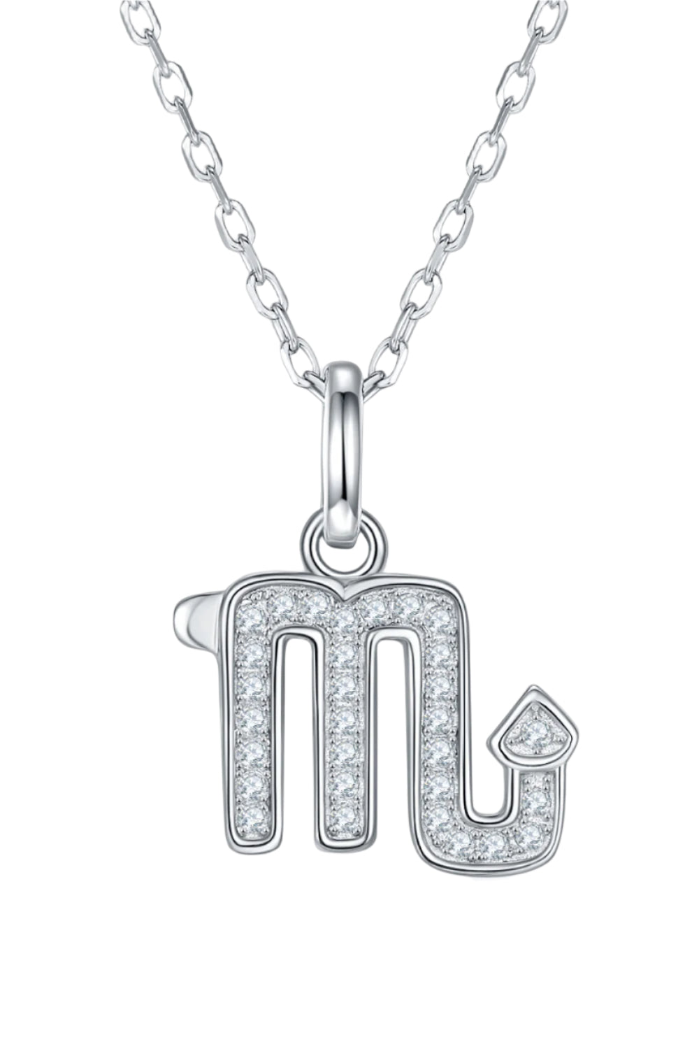 Scorpio Moissanite Constellation Pendant Necklace