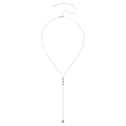 1.3 Carat Moissanite Sterling Silver Drop Necklace