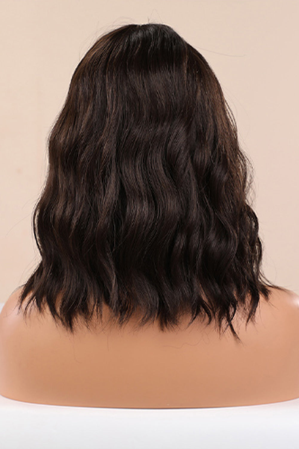 Black Natural Looking Synthetic Full Machine Bobo Wigs 12''