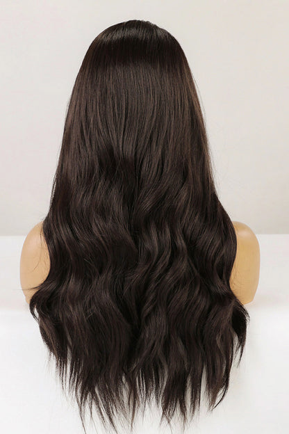 Dark Brown Long Wavy Wig 26"