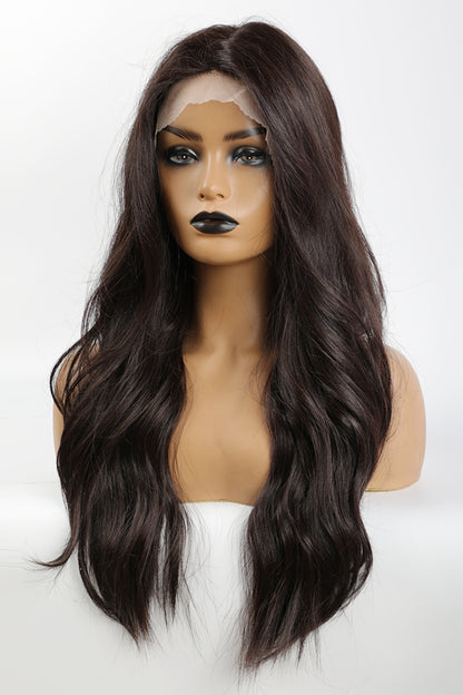 Dark Brown Long Wavy Wig 26"