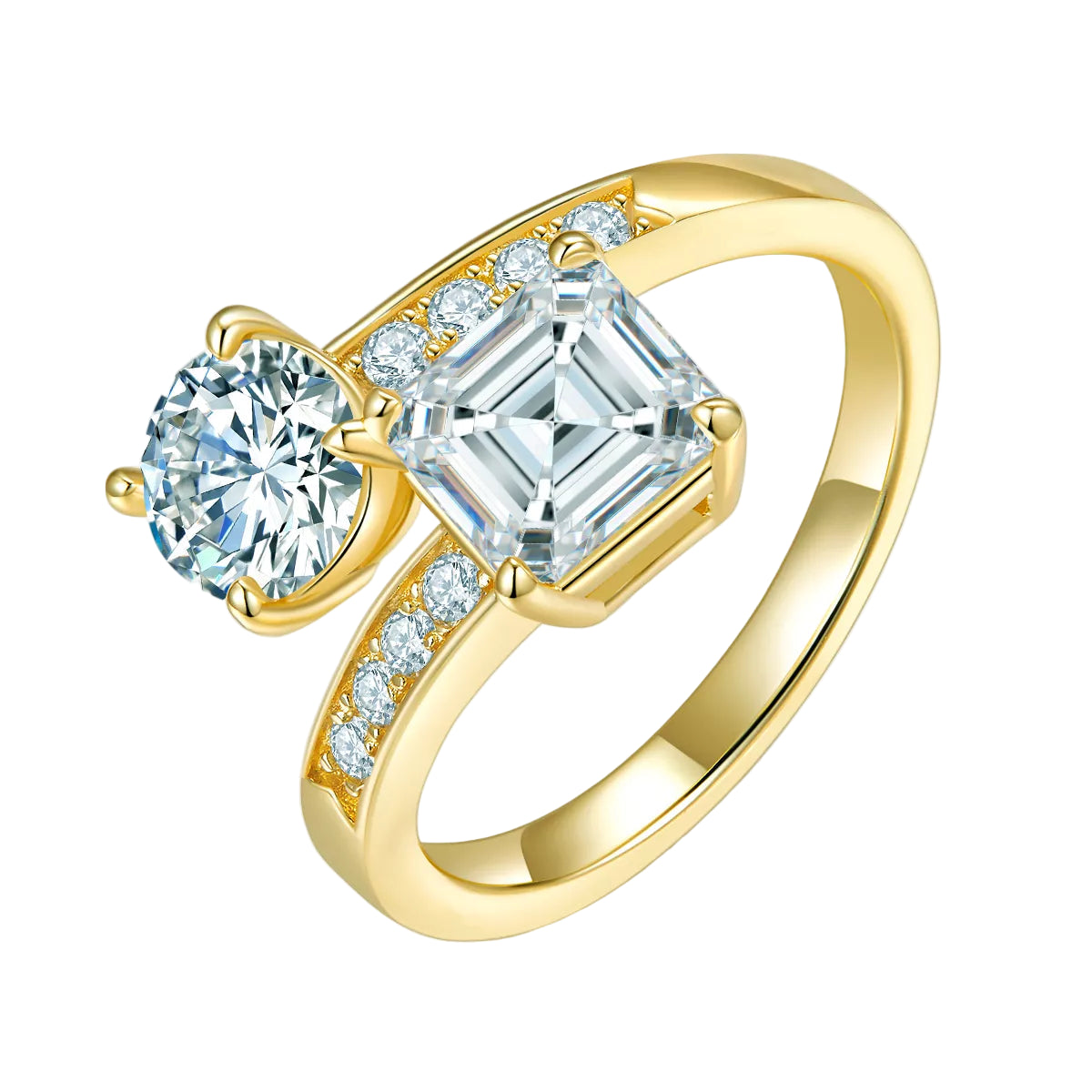 3 Carat Moissanite 925 Sterling Silver Ring