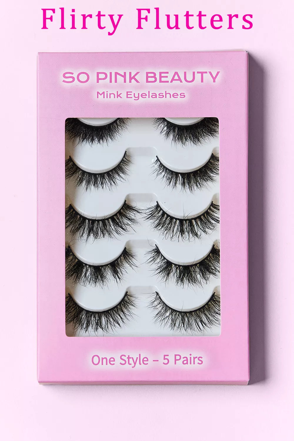 Flirty Flutters SO PINK BEAUTY Mink Eyelashes 