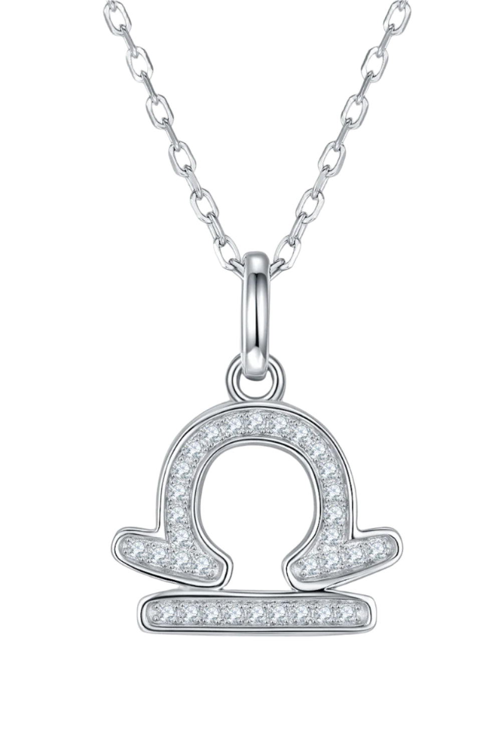 Libra Moissanite Constellation Pendant Necklace