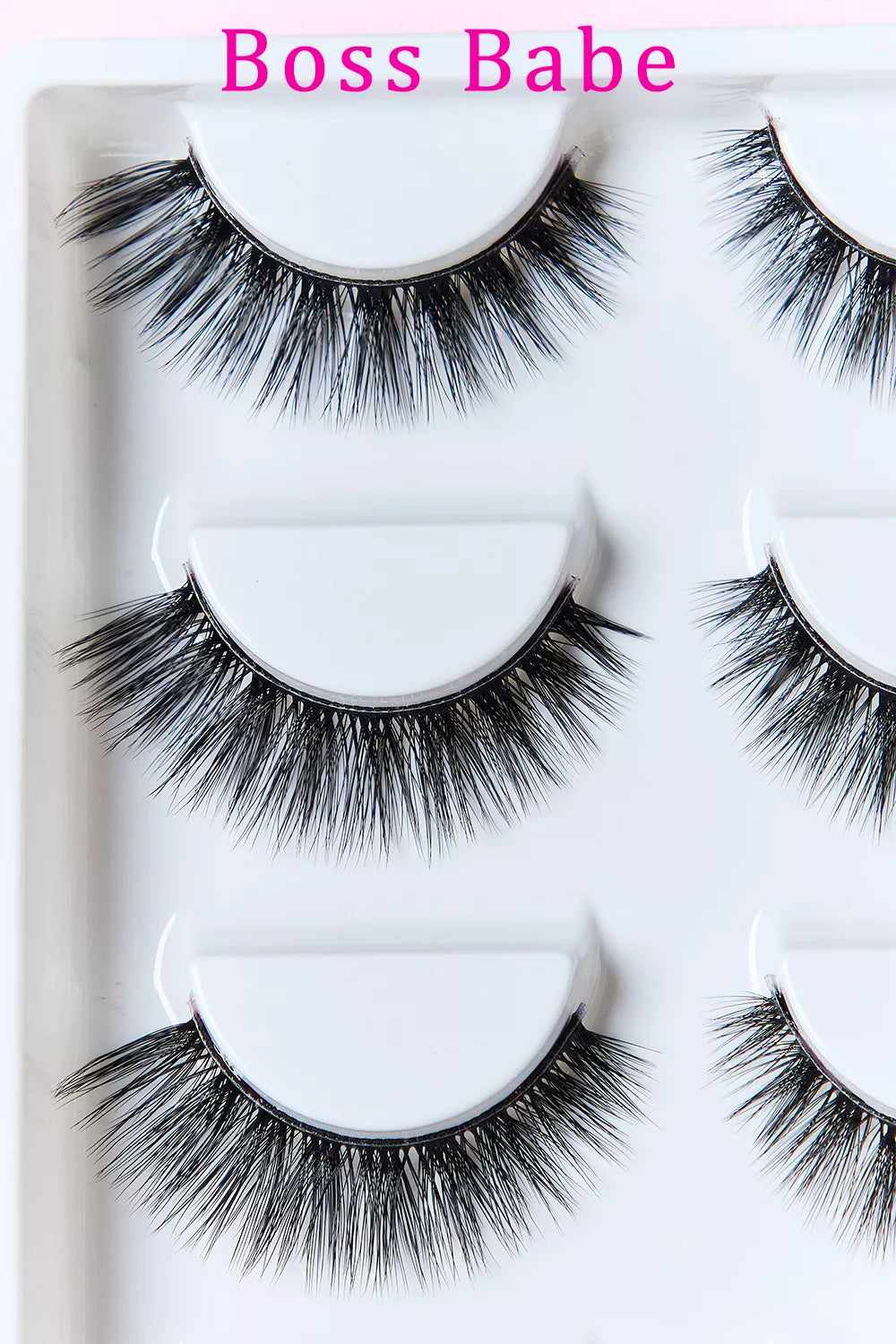 SO PINK BEAUTY Faux Mink Eyelashes Variety Pack 5 Pairs