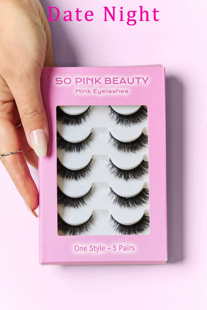 Date Night SO PINK BEAUTY Mink Eyelashes 