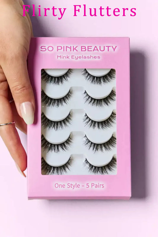 Flirty Flutters SO PINK BEAUTY Mink Eyelashes 