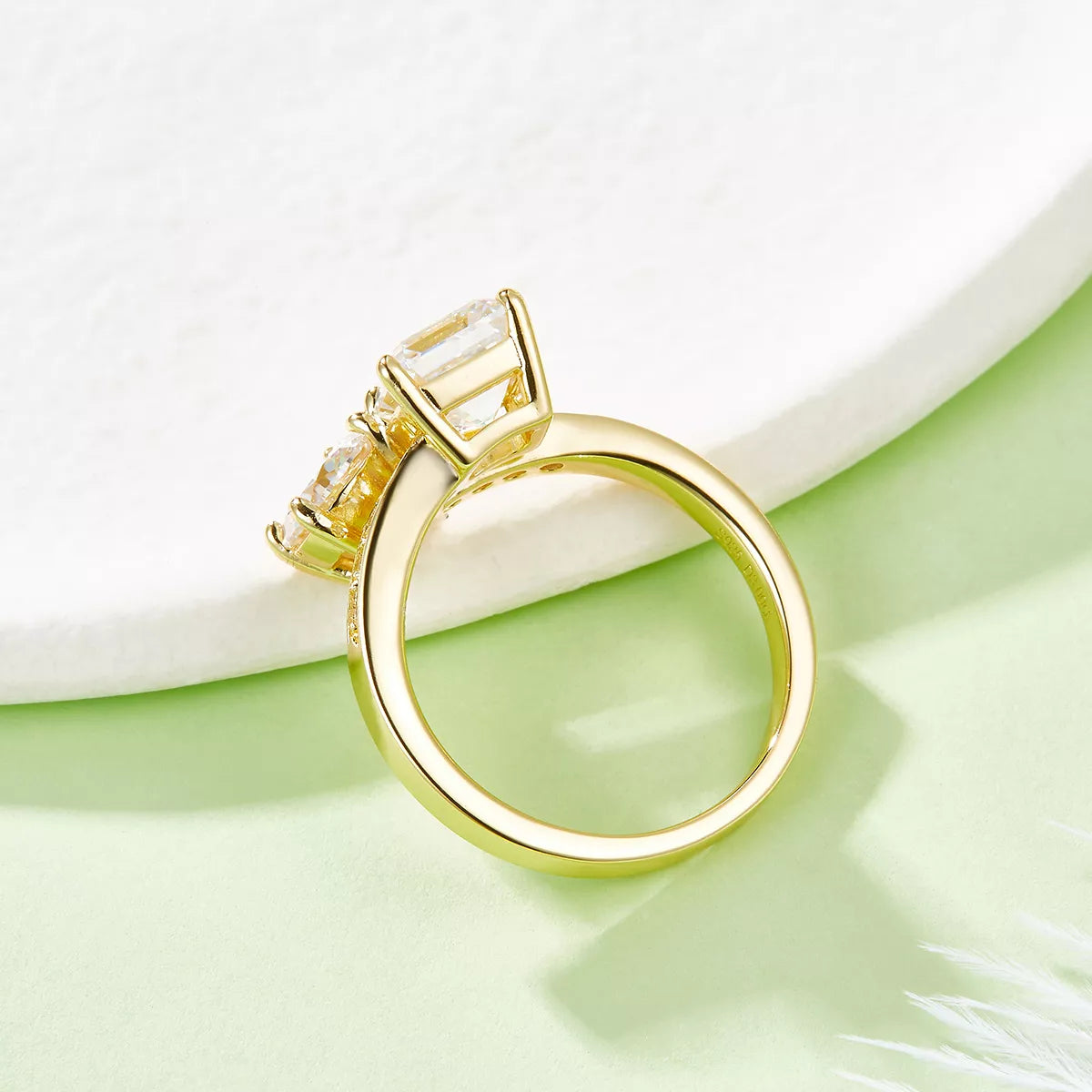 3 Carat Moissanite 925 Sterling Silver Ring