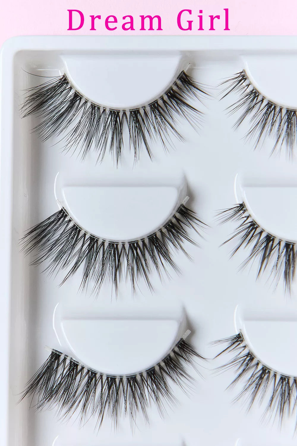 SO PINK BEAUTY Faux Mink Eyelashes Variety Pack 5 Pairs