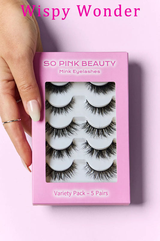 SO PINK BEAUTY Wispy Wonder Mink Eyelashes