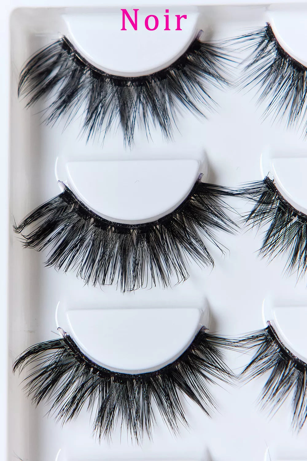SO PINK BEAUTY Faux Mink Eyelashes Variety Pack 5 Pairs